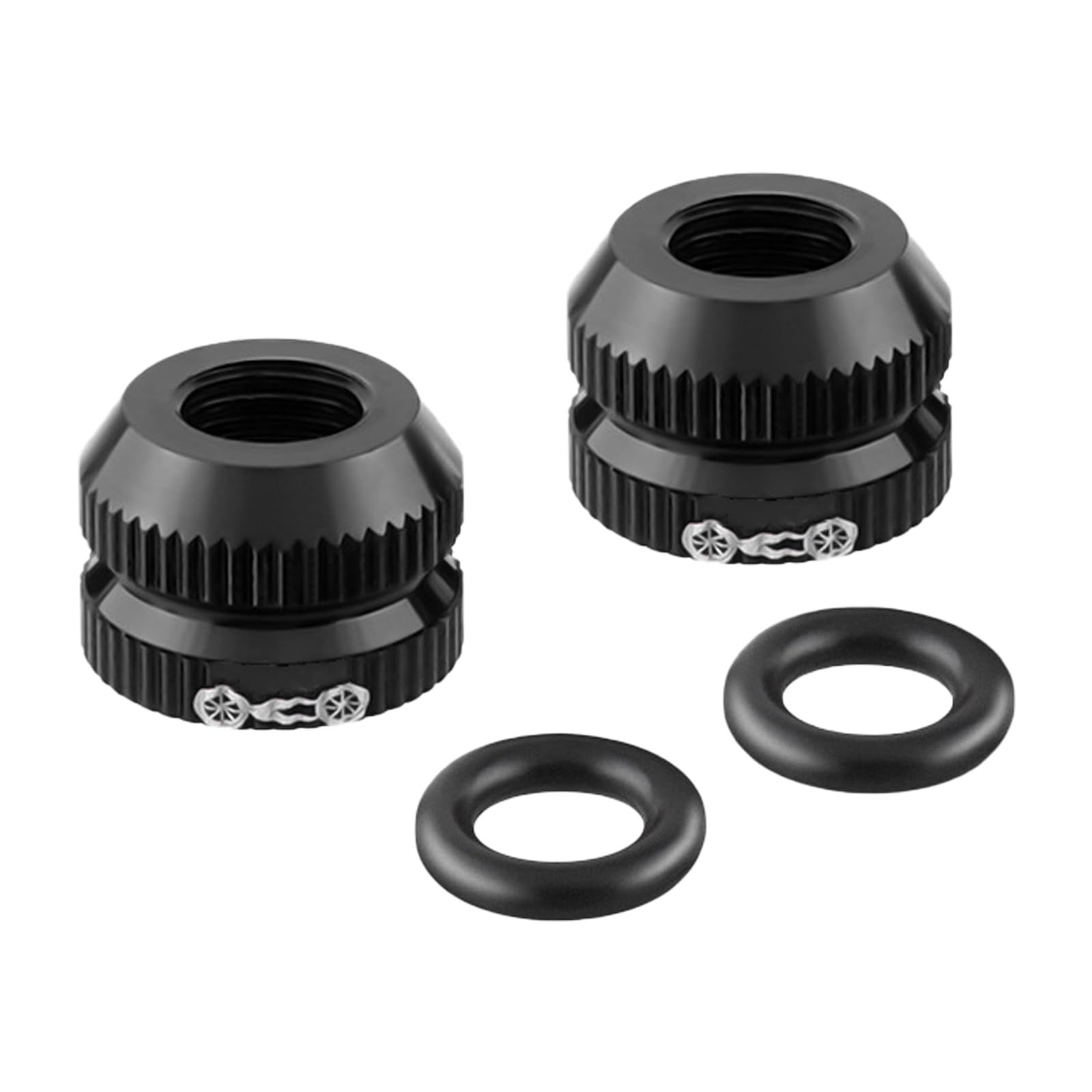 Maxtonser 1pair Durability Aluminum Alloys Bike Nut Light weight Bicycles Caps for Mountain and Road Bikes