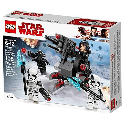 LEGO Star Wars: The Last Jedi First Order Specialists Battle Pack 75197 Building Kit (108 Piece)