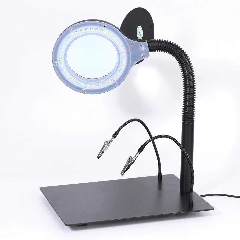Mikroskop pulpit lupa światło 18 W lupa lampa pasuje do mikro-rzeźbienia tworzenie biżuterii zegarek spawanie elektroniczne naprawa biżuteria docenianie
