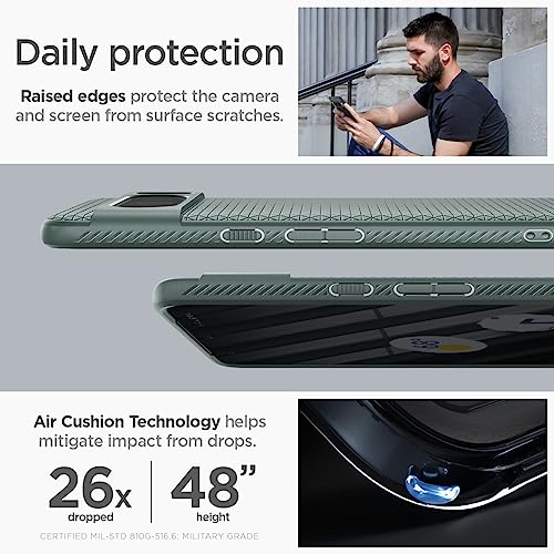 Spigen Liquid Air for Pixel 8 Pro Case, Abyss Green - image 4