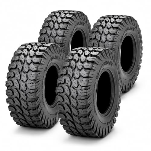 RUNIX ATV UTV Radial Tires RUNIX PeakCrawler 27X9R14 Front 27X11R14 Rare Set of 4 Radial Tire All Terrain 6PR Tubeless 27X9-14 27X11-14