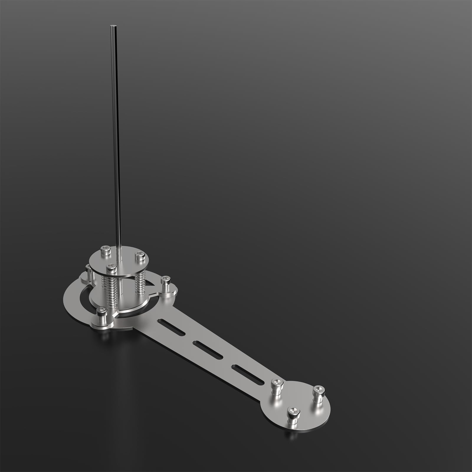 Metalkitor Metalowe puzzle 3D dla dorosłych - zestaw modelowy skalary z magnetycznymi światłami sterującymi, steampunk, ozdoba DIY, montaż łamigłówki, 529 szt., niebieskie