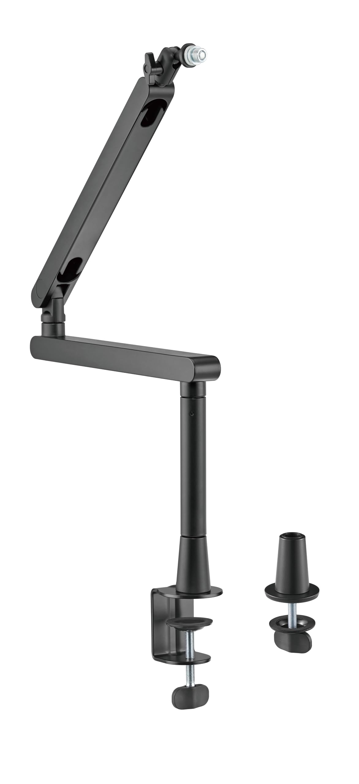 Phoenix Ergoflex Brazo Articulado para Micrófono de Perfil Bajo, Soporte de Micro, Gestión de cables, Tramo 15cm de Altura Extra, Streaming, Directos