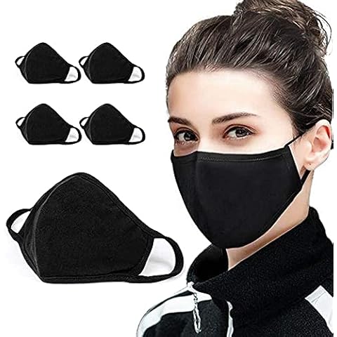 50 Pack Cotton Black Balaclavas for Men & Women Cover