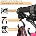MARRTEUM 3Pcs Walker Hook Hanging, Multipurpose 360° Rotation Baby Stroller Wheelchair Hanger Clip Accessories for Hanging Diaper Bags and Mommy Organizers While Jogging, Walking, Shopping and Biking