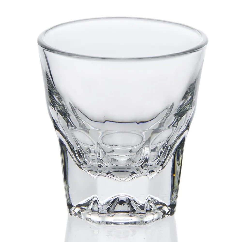 Necessia Premium Cortado Glasses 4 5oz Set of 2 Heat-Treated Tempered Glass Elegant Espresso Cups Durable Barista-Grade Coffee