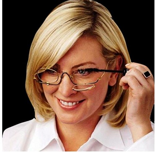 Flip up magnifying makeup glasses Clearance