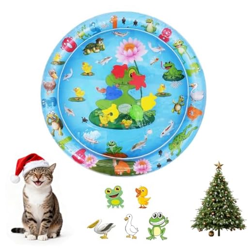 OSDUE Spielmatte für Katzen in Froschform