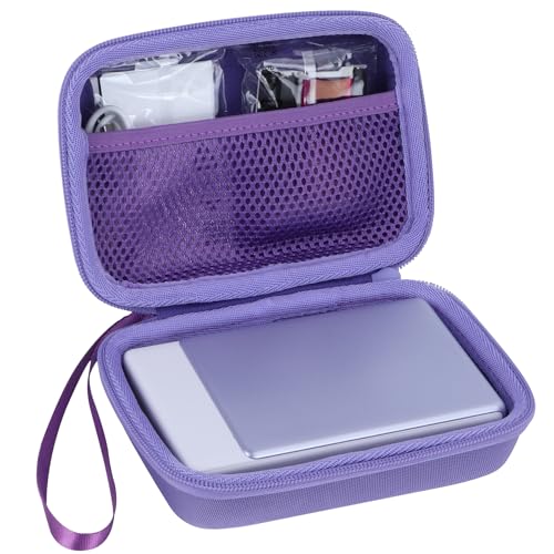 Image of Lebakort Storage Case Compatible with Liene Pearl N200 Pro Portable Photo Printer (Purple Case)