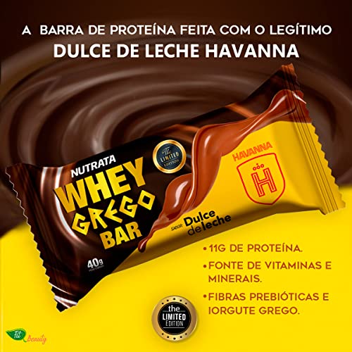 Whey Grego Bar Dulce De Leche HAVANNA 40g (C/12uni) - Nutrata