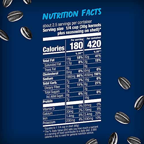 BIGS Hidden Valley Ranch Sunflower Seeds, 5.35-oz. Bag (Pack of 12)
