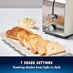 Oster 2 Slice Toaster, With 7 Browning Settings, Extra Wide Slots For Bagels and Special Breads, Removable Easy-to-Clean Crumb Tray, Cancel/Defrost/Bagel, Stainless Steel
