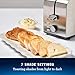 Oster 2-Slice Toaster with Extra Wide Slots, Bagel Toaster, Stainless Steel