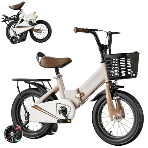 Kiwet �q���p���]�� �܂肽���� �W���j�A 12/14/16/18 �C���` �������� �L�b�N�X�^���h ����~�߃n���h�� �g�ݗ��ĊȒP ������� �L�b�Y�o�C�N �ʊw/�v���[���g�p �⏕�ցE�o�X�P�b�g�t�� �j�̎q�Ə��̎q�̏��S�Ҍ����o�X�P�b�g�t���A �a����