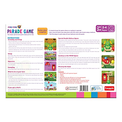Image of Funskool Chu Parade Game-Multicolor for Kids