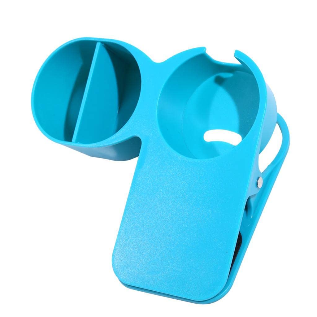 Multifunktionaler Becherhalter für Zuhause, Büro, Tisch, Schreibtisch, Blau, 3er-Set