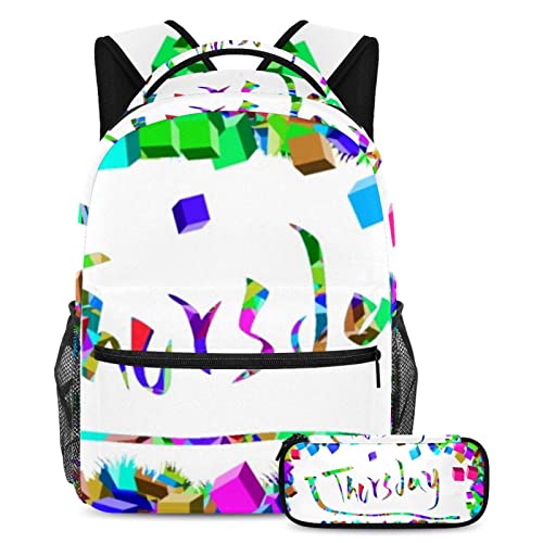 Sac à dos de voyage pour filles et garçons avec porte-bouteille intégré