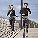 LETIGO iPhone 12/8 Plus Waistband Sweatproof Running Pouch Belt for iPhone Xs/Max/XR/7, Reflective Waist Pack for Women & Men