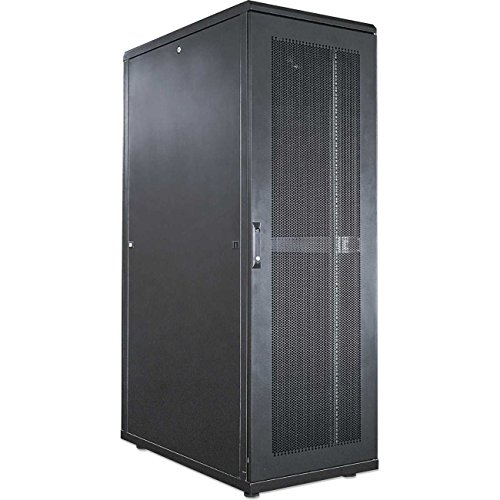 Preisvergleich Produktbild kab24® Netzwerkschrank Serverschrank Wandhehäuse Netzwerk Wandschrank Wandverteiler SOHO Schrank schwarz 19 Zoll 36 HE H:172,8 x B:60 x T:100cm