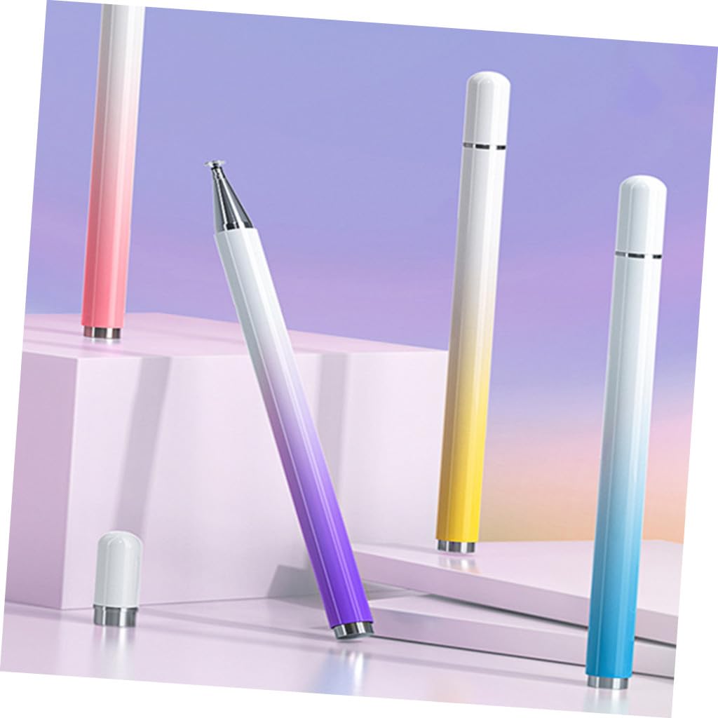 DOITOOL 3 Series Lápiz Stylus Punta Flexible Tapa Magnética Pantallas Táctiles De Teléfonos Tablets Compatible con Dispositivos Móviles Escritura Dibujo Digital 4 Piezas X 3