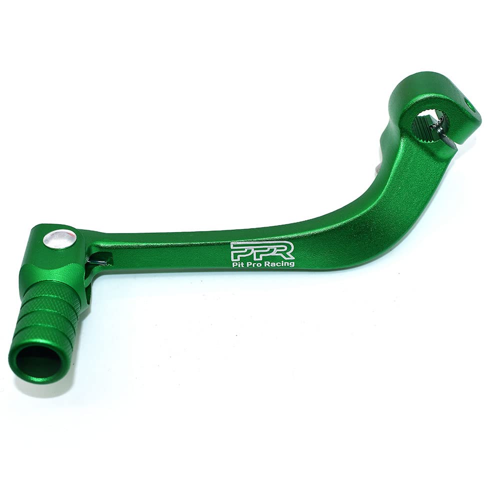 Gear Shift Lever, CNC Rod Alloy Aluminium Gear Shifter Lever Fits for Motorcycle BSE CRF 110 Apollo TTR 125 Motorcycle 50cc 110cc 250cc Dirt Pit Bike (Green)