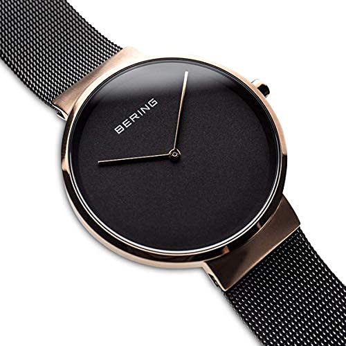 Image of Bering Classic Analog Black Dial Men's Watch-14539-166