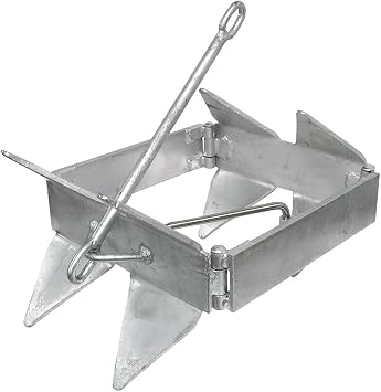 Extreme Max 3006.6823.1 BoatTector Galvanized Cube Anchor Box-Style - 25 lbs.