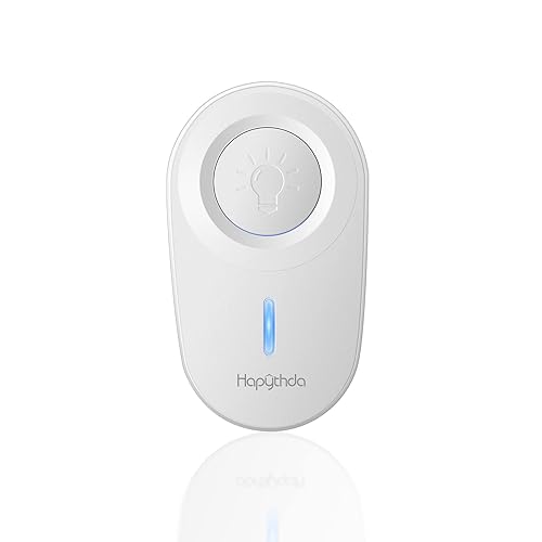 HAPYTHDA Interruptor de luz remoto para toma de control remoto, interruptor de luz inalámbrico para enchufe de luz