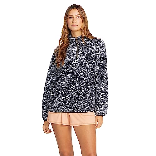 Image of Volcom Women's Pheelin It Mock Neck Neck Quarter Zip
