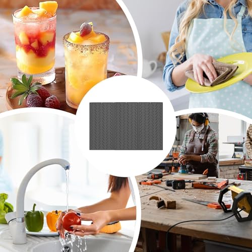 Tapete escurridor de cocina para proteger encimeras de madera y piedra de cuarzo 4