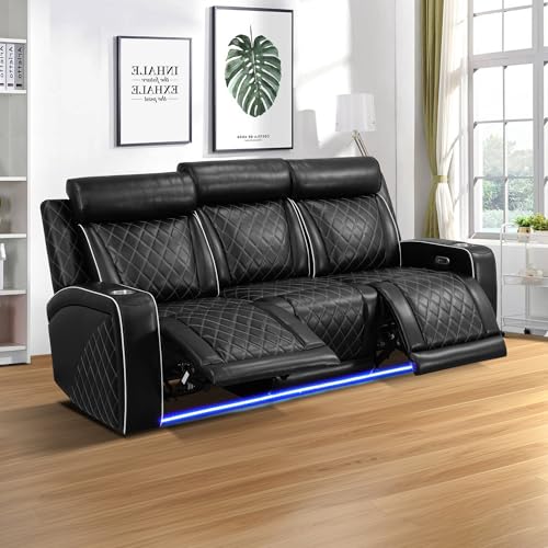 Electric recliner sofa set