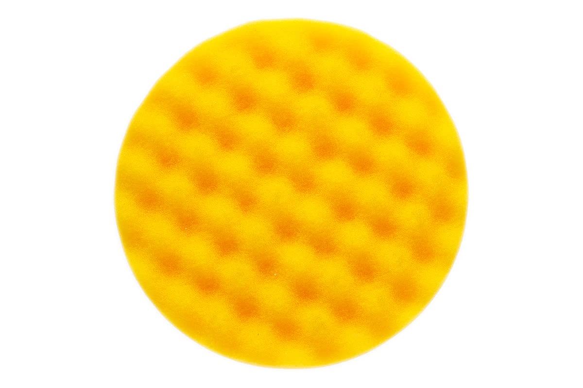 MIRKA Polierpad Golden Finish Pad 1 Ø 150 mm Gelbes gewaffeltes Schaumfstoffpad (2er Pack) (2 St)
