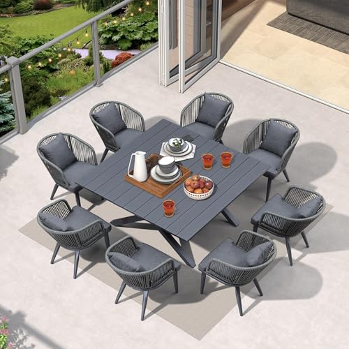 PURPLE LEAF 9-Piece Dining
