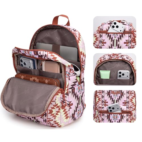 Image of Montana West Backpack Purse for Women Western Aztec Backpack Purse Lightweight Casual Daypack for Travel