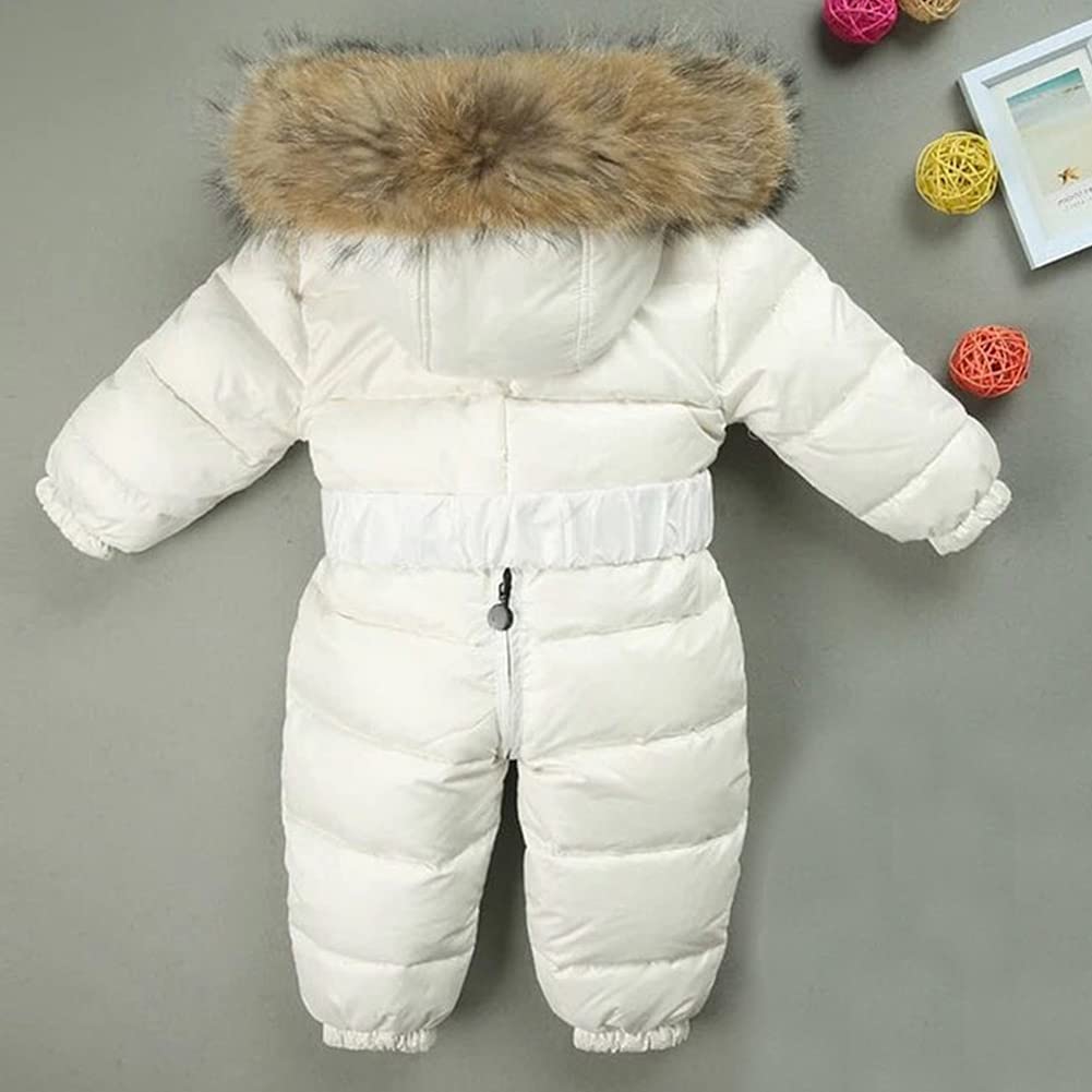 Baby Boy Jumpsuit Mädchen Skianzug mit Kapuze Einteiler Winter Schneeanzüge Halten Warm Outdoor