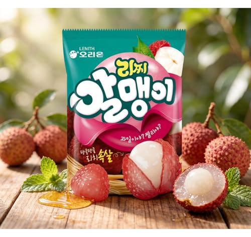 Dulces de gelatina sabor lychee 67 g pack 10 miniatura 3
