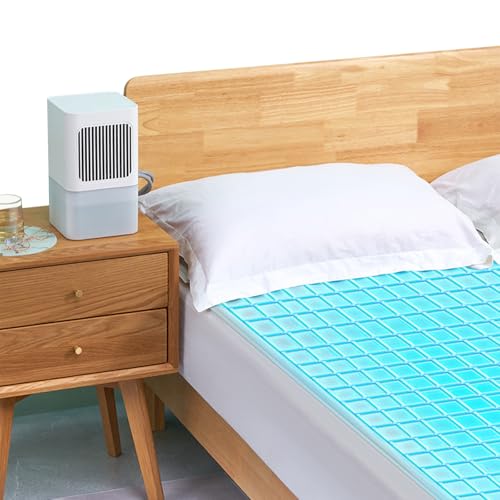 Cubrecolchón refrigerado por agua, cubrecolchón hidrorefrigerado con controlador inalámbrico, refrigeración de 3 niveles para sudores nocturnos, sueño de verano individual