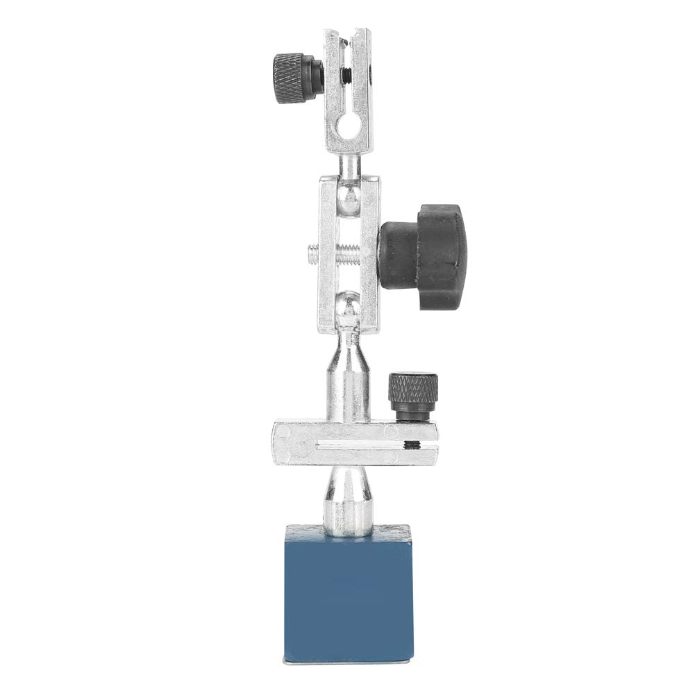Base ajustable Soporte para Base Magnética, Base Magnética con Prueba de Dial de 0-0.8mm Indicador de Cara Amarilla Alta Estabilidad Herramienta de Precisión de Precisión de Alta Sensibilidad