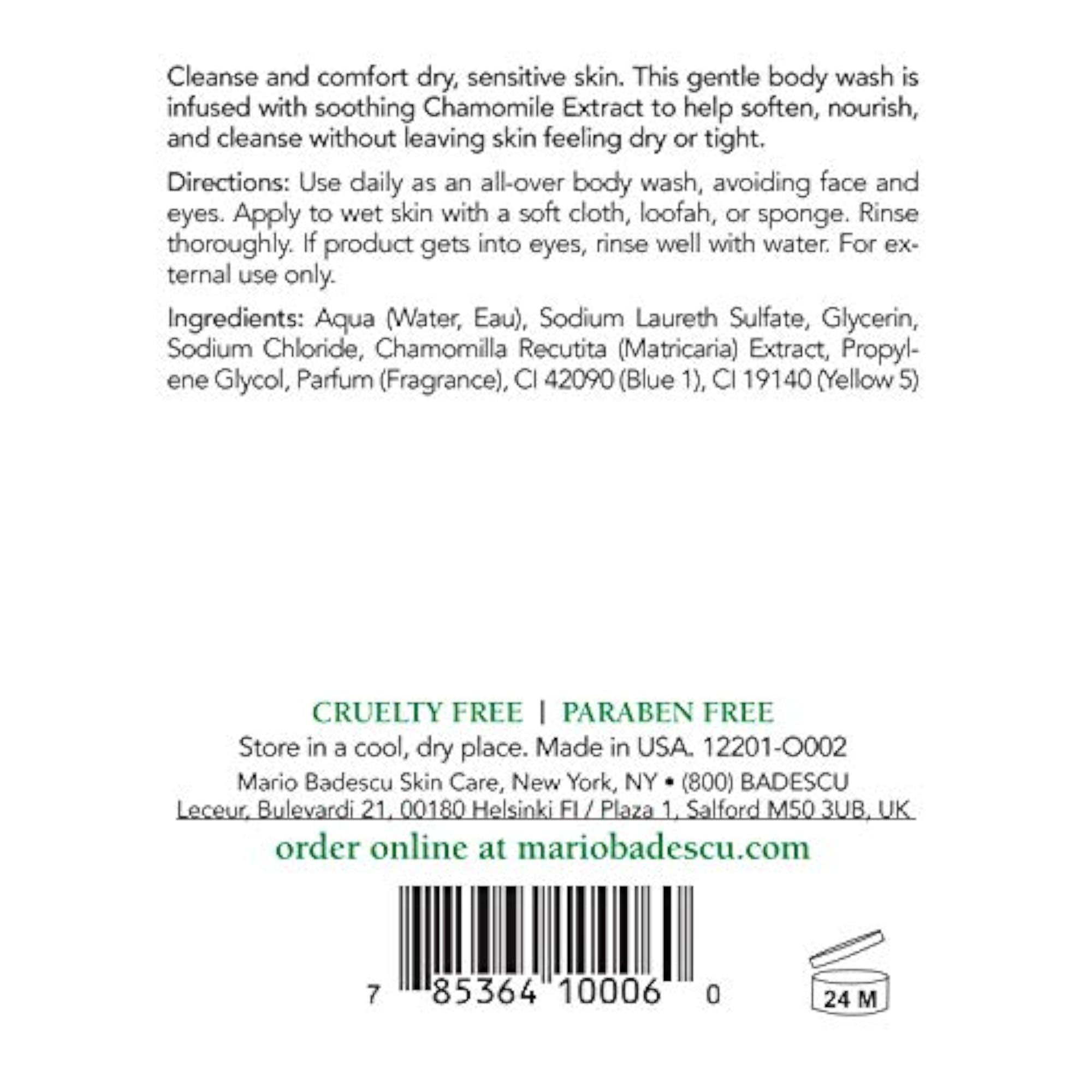 Azulene Body Soap, Gentle Cleansing