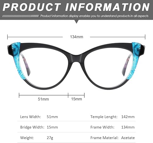 Miniatura 3 de Lentes de bloqueo de luz azul para mujer, gafas de luz azul mejor calificadas, elegantes para juegos, computadoras