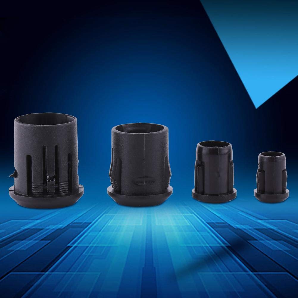 50x LED Halter 3mm – Nylon Schwarz – Lampenfassung Für Dioden, Einbauclips – Arbeitstemperatur -20 Bis 120°C