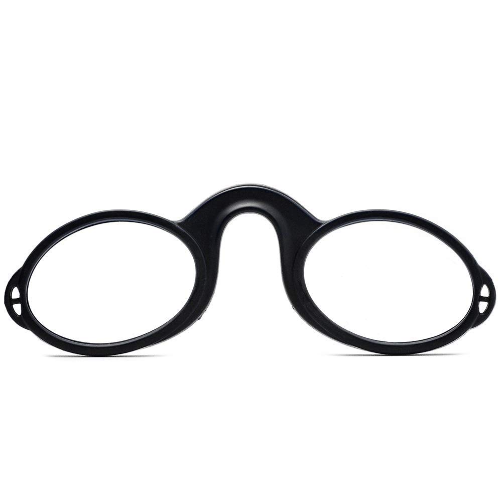 Okulary do czytania bez ramienia z etui i smyczą na szyję - Przenośne owalne czytniki dla mężczyzn i kobiet - Moda dla osób starszych, szary, 2.00