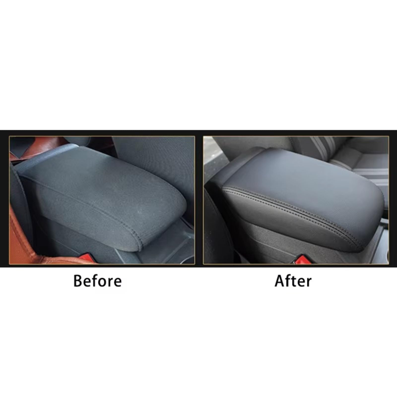 Auto Leder Armlehne Box Abdeckung Center Konsole Arm Rest Abdeckungen Schwarz für 8Th Gen 2006-2011