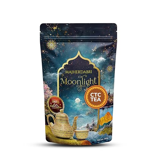 Image of DABRI Moonlight Premium CTC Tea 250 gm| Rare handpicked tea from Majherdabri Estate |Pure Natural |Delicate Floral Notes |Limited Edition Chai Patti |Rich in Antioxidants