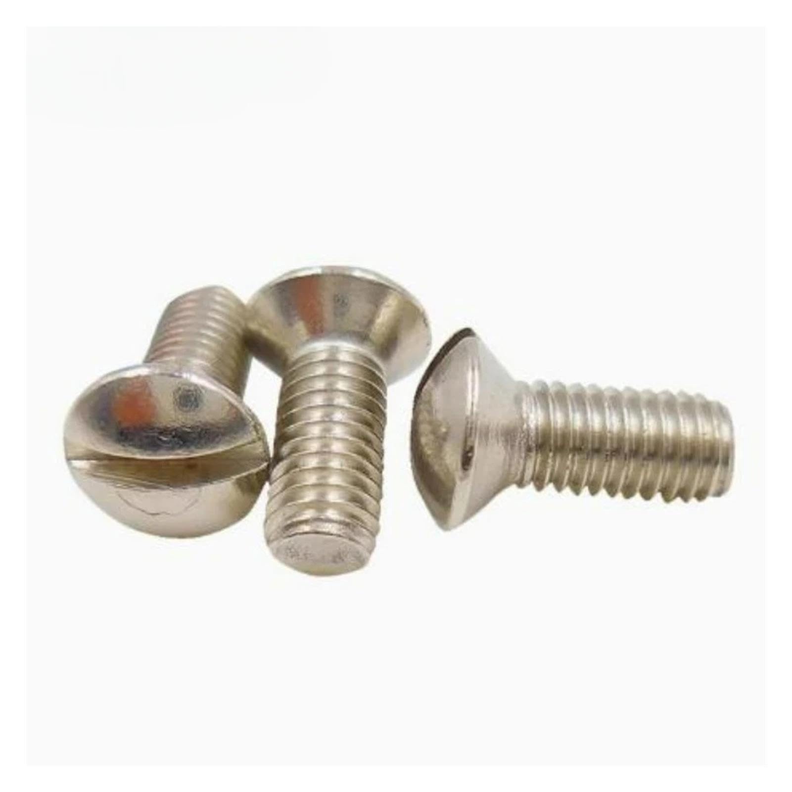 304 Stainless Steel Slotted Countersunk Oval Head Bolt
