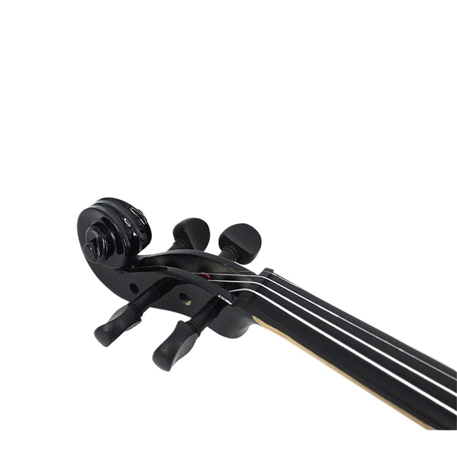 Violino Elettronico Per Adulti Rosso Blu Nero Professionale Strumento A Corde 4/4 Violino(Black)
