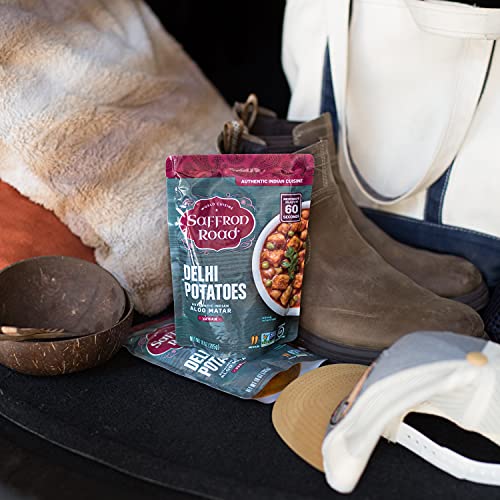 Saffron Road Delhi Potatoes Meal Pouch Vegan, Gluten Free,, 41 OFF