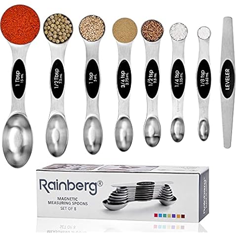 Rainberg Magnetic Measuring Spoon Set for Cooking Cover