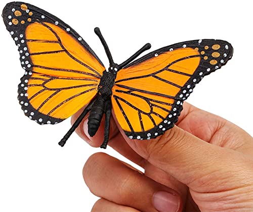 Gemini&Genius Insects Animals Figurine Toys, Butterfly And Ladybug Life Cycle Set- Realistic Education Insects Life Action Figures- Great For Learning, Cake Toppers, Stocking Stuffers For Kids(8Pcs) #TOP6
