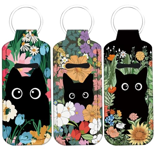 WXCYDG Black Cat Keychain Holder